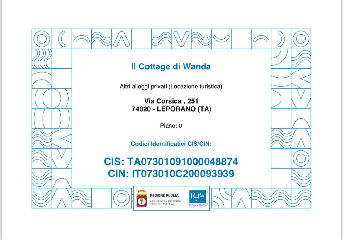 Il Cottage Di Wanda Leporano Exteriér fotografie